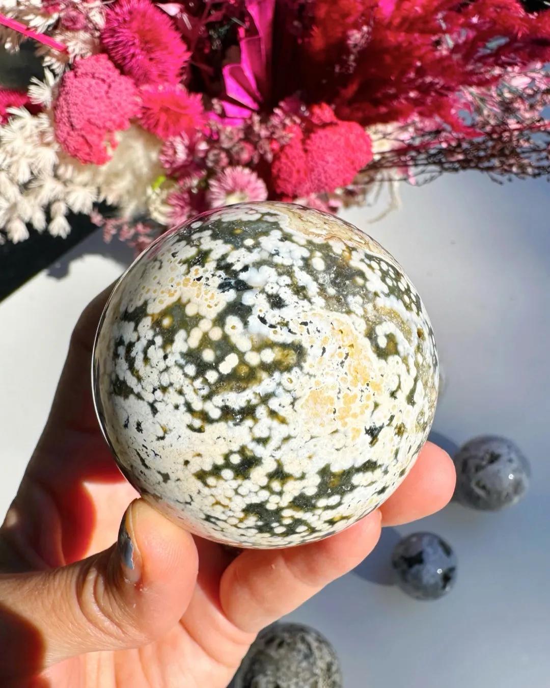 Ocean Jasper Sphere