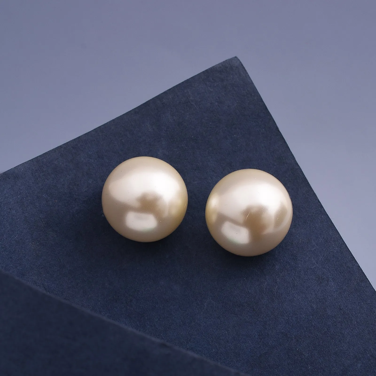 Pearl Ball Minimal Stud Earrings