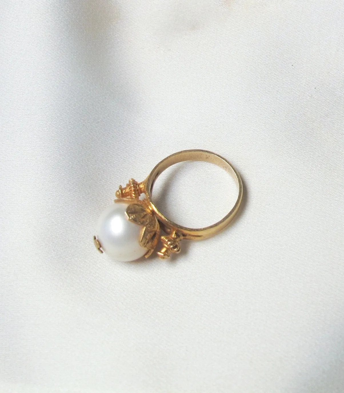 Pearl Tambourine Ring