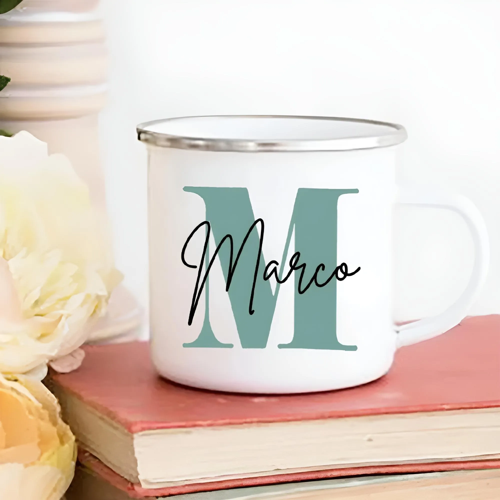 Personalized Initial Name Mug Coffee Cup Bachelorette Party Best Man Bridesmaid Cups Wedding Birthday Christmas Gift for Men Women