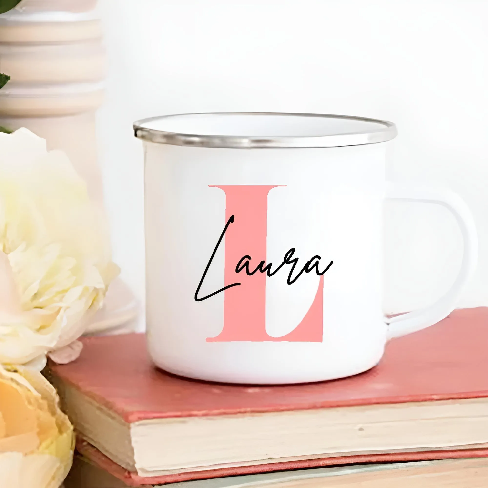 Personalized Initial Name Mug Coffee Cup Bachelorette Party Best Man Bridesmaid Cups Wedding Birthday Christmas Gift for Men Women