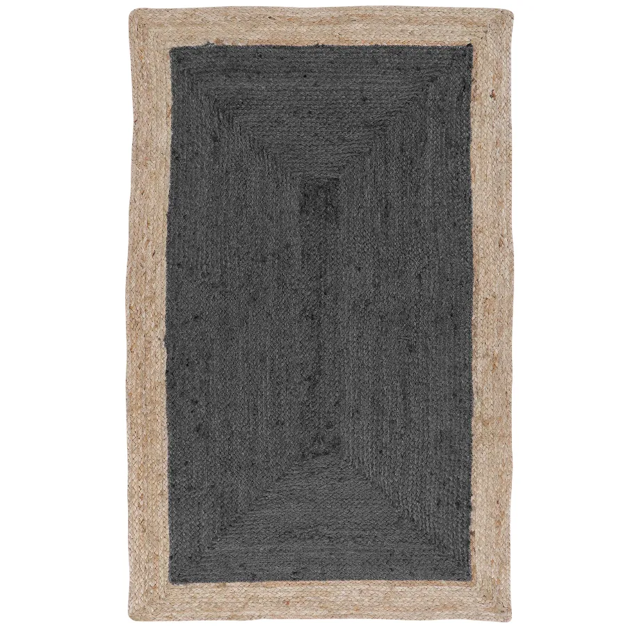 Phoenix Deep Grey Jute Area Rug