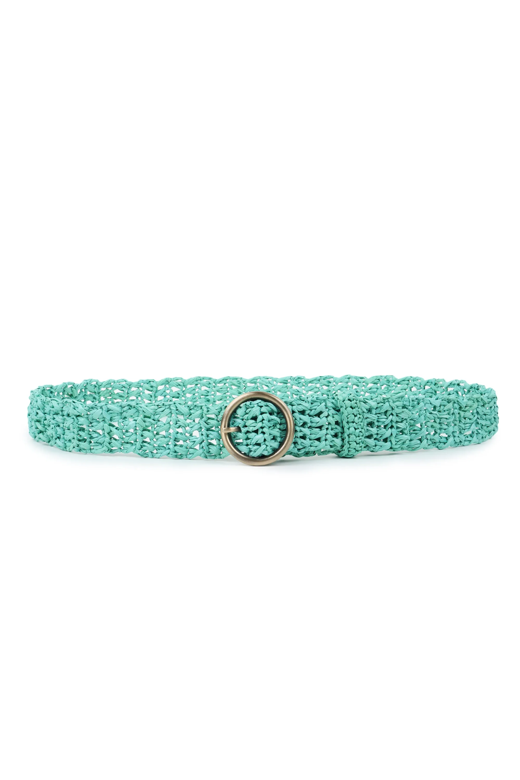 RAFFIA Belt Mint