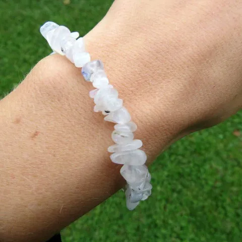 Rainbow Moonstone Crystal Bracelet