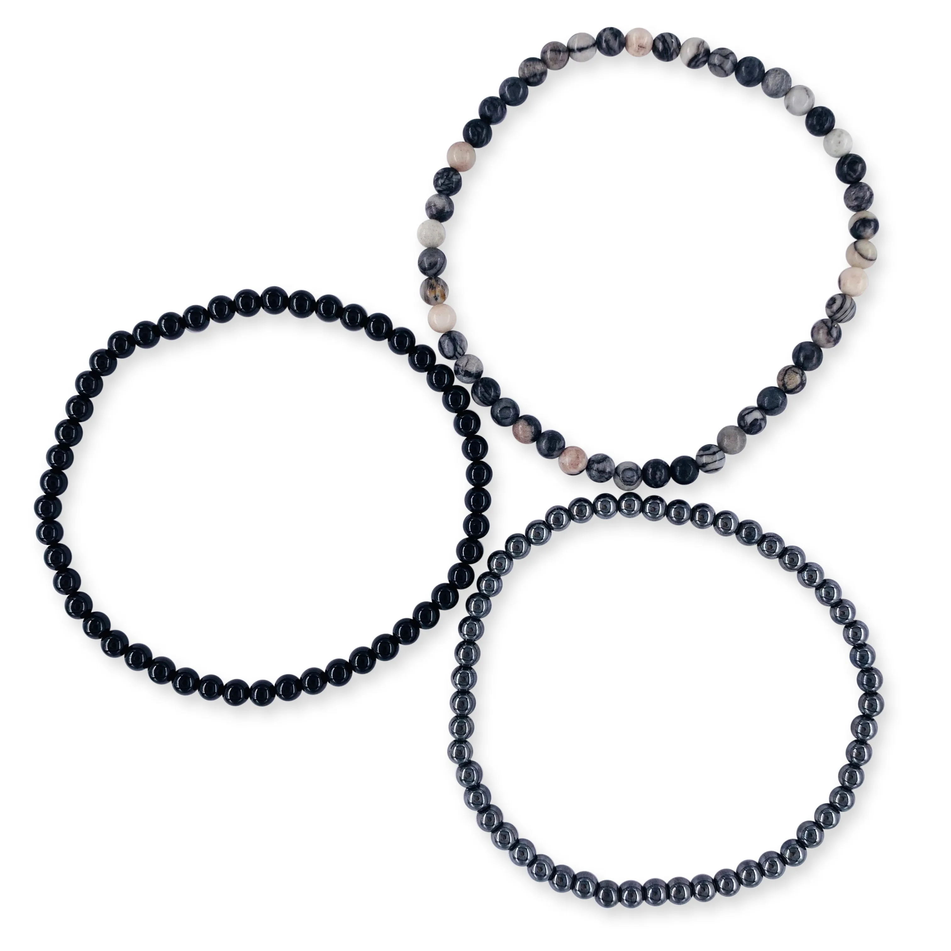 Removing Negativity Stackable Crystal Bracelet Set