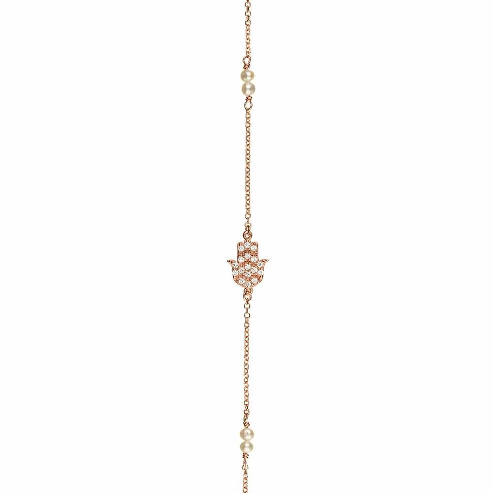 Rose Gold Hamsa Bracelet