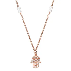 Rose Gold Hamsa Necklace