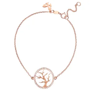 Rose Gold Tree of Life Bracelet