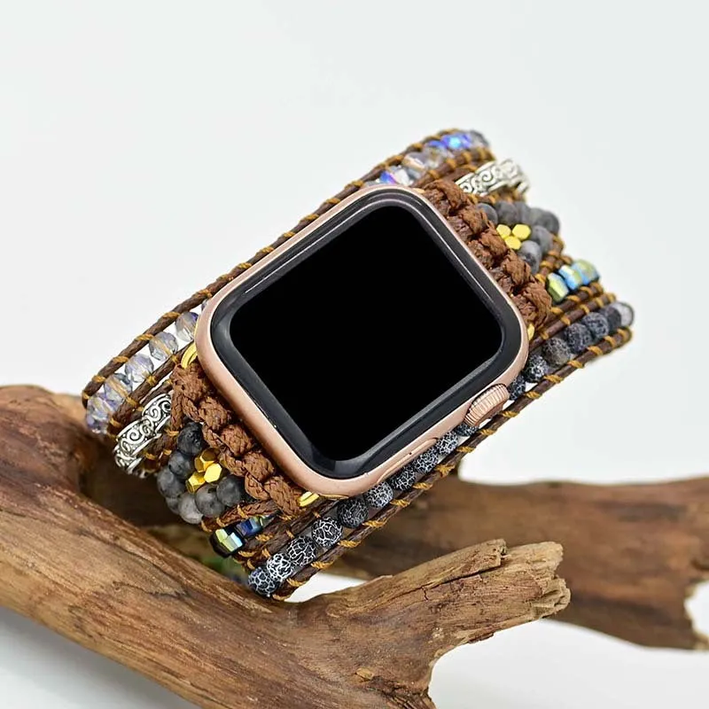 Rustic Earth Bohemian Wrapsody Bracelet Band For Apple Watch