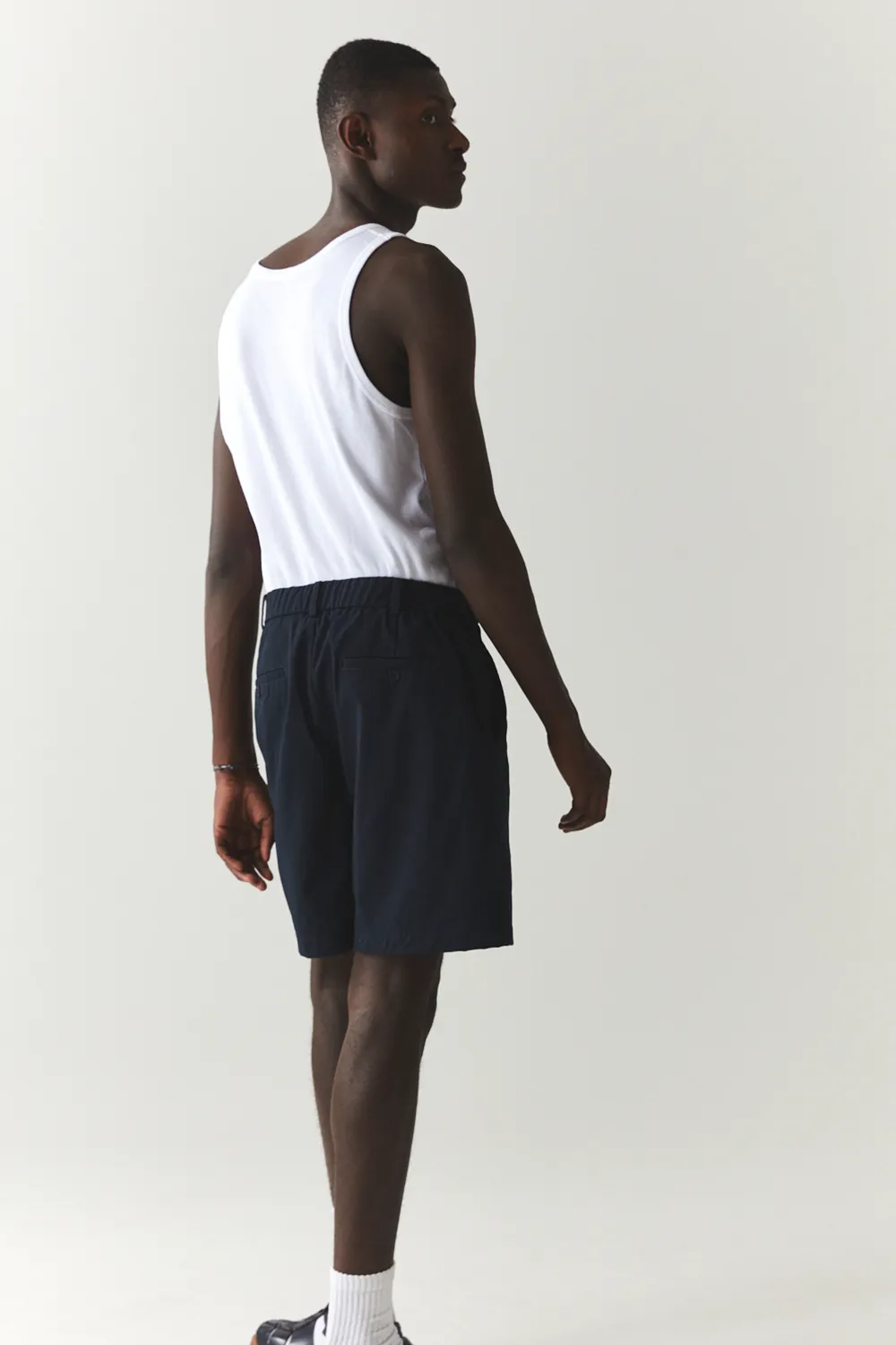 SHORTS PLEATED SS'24 NAVY