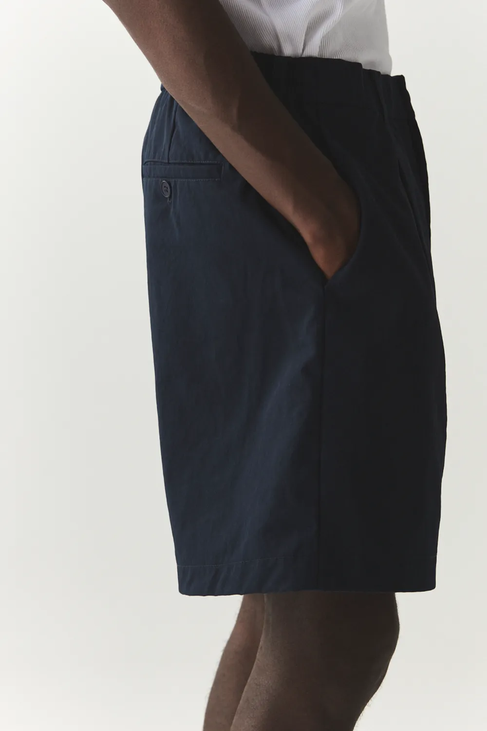 SHORTS PLEATED SS'24 NAVY