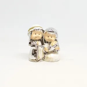 Silver Nativity Scene | 1.57'' | 4cm