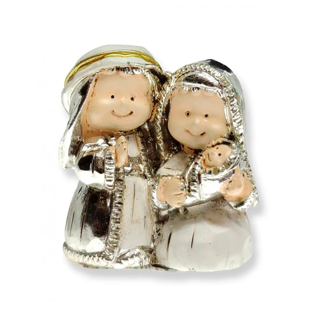 Silver Nativity Scene | 1.57'' | 4cm