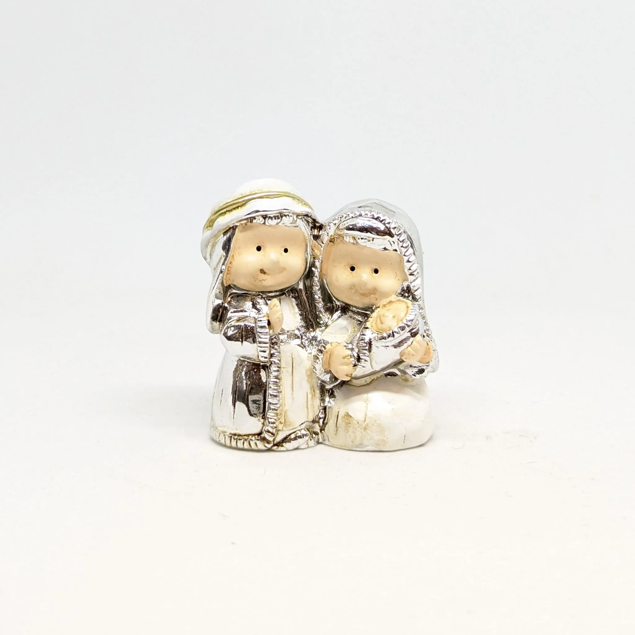 Silver Nativity Scene | 1.57'' | 4cm