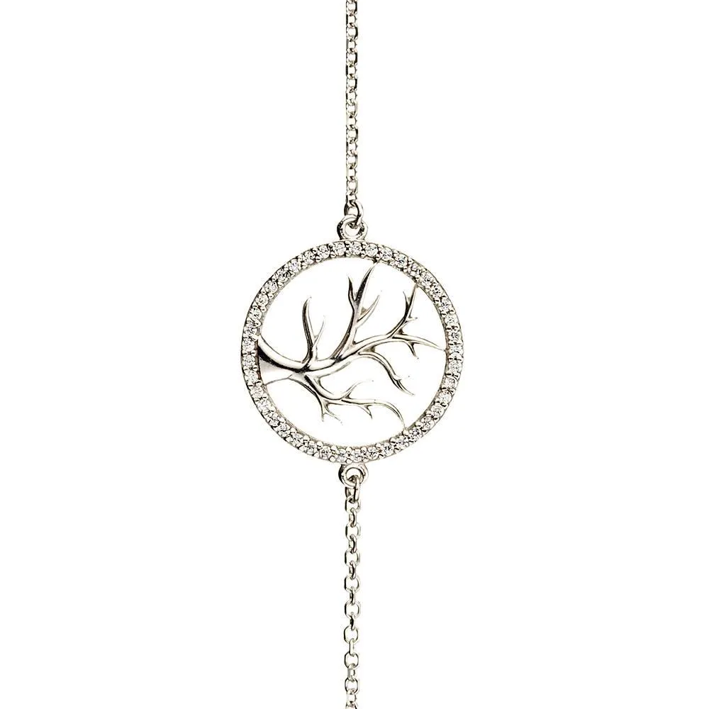 Silver Tree of Life Bracelet