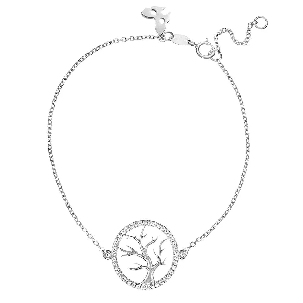 Silver Tree of Life Bracelet