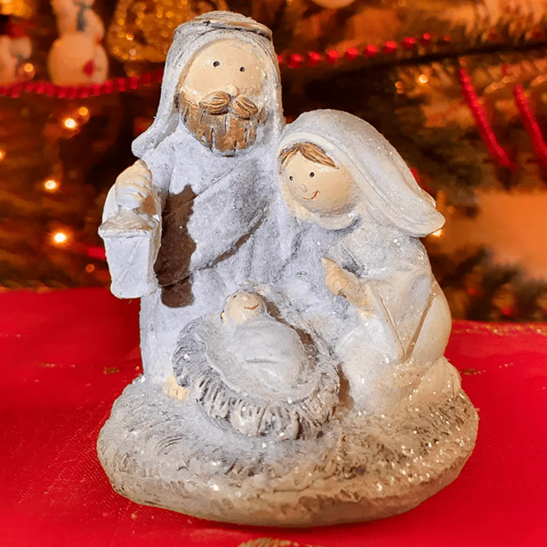 Sparkling Nativity Scene | 3.35'' | 8.5cm