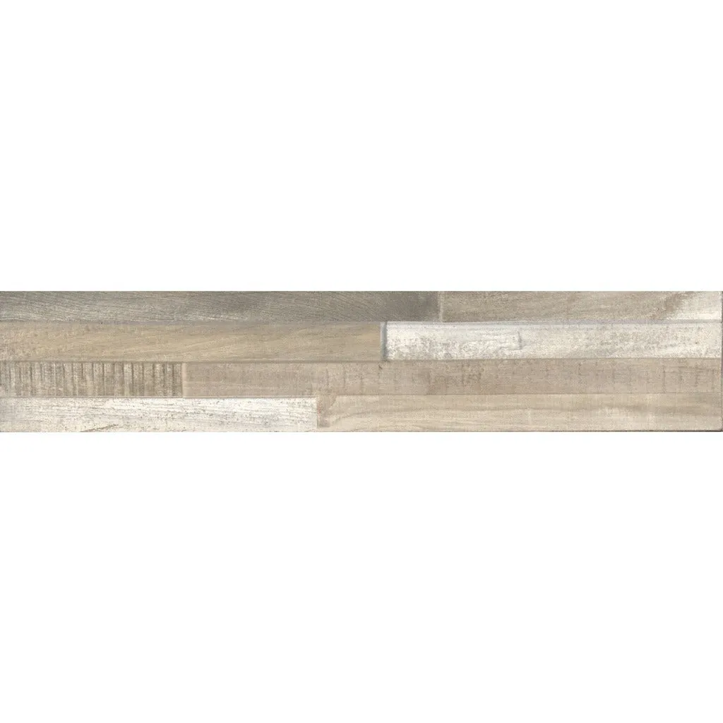 Taupe, 3" x 15" - Porcelain Ledgerstone Tile