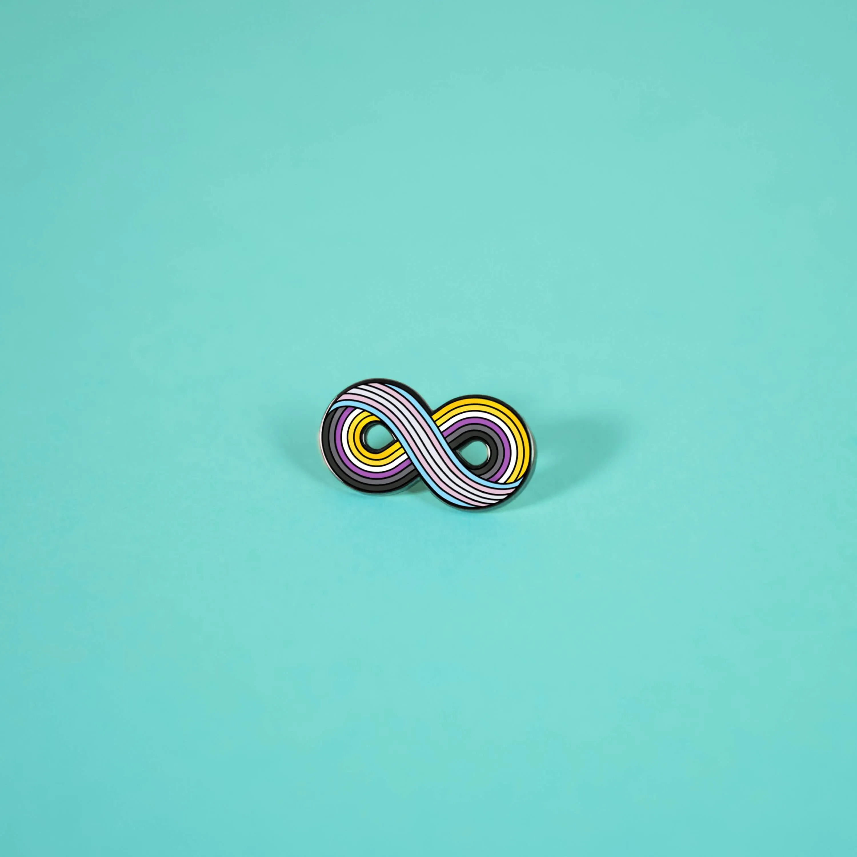 The Pin Prick - Non-Binary/Trans Infinite Enamel Pin