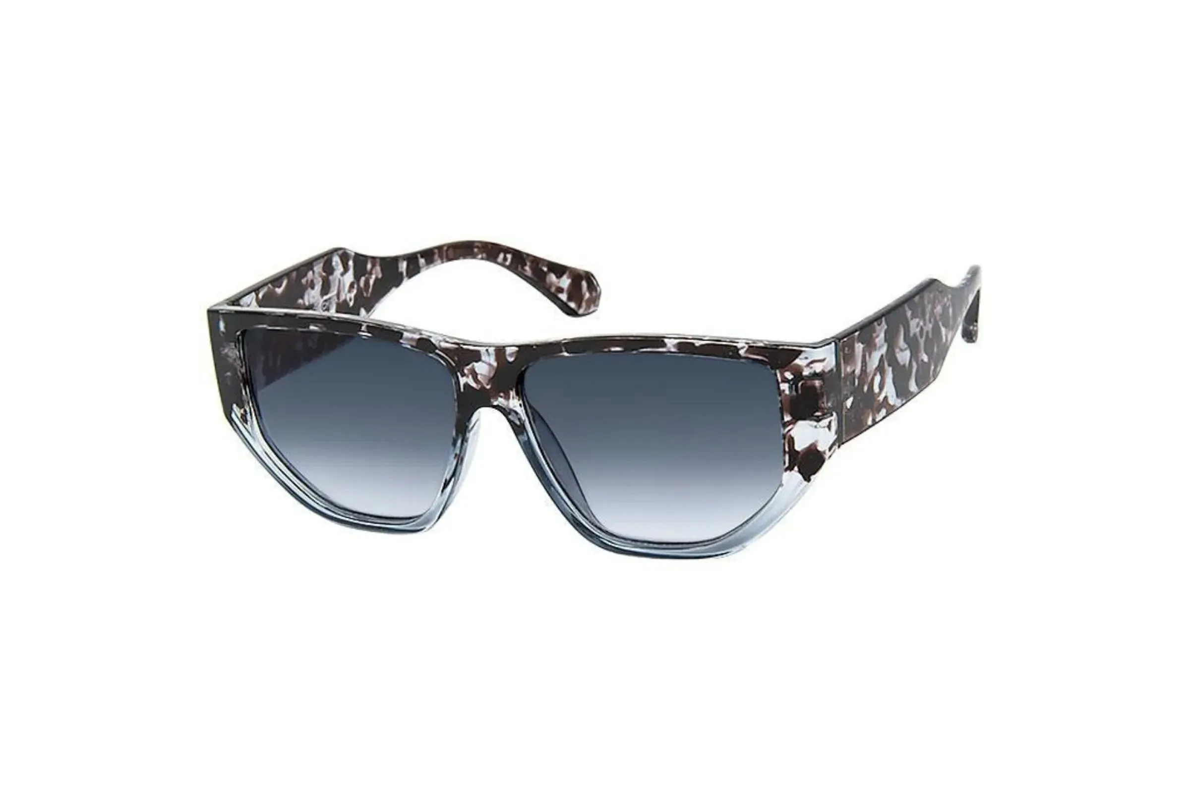 Tortoise Geometric Sunglasses