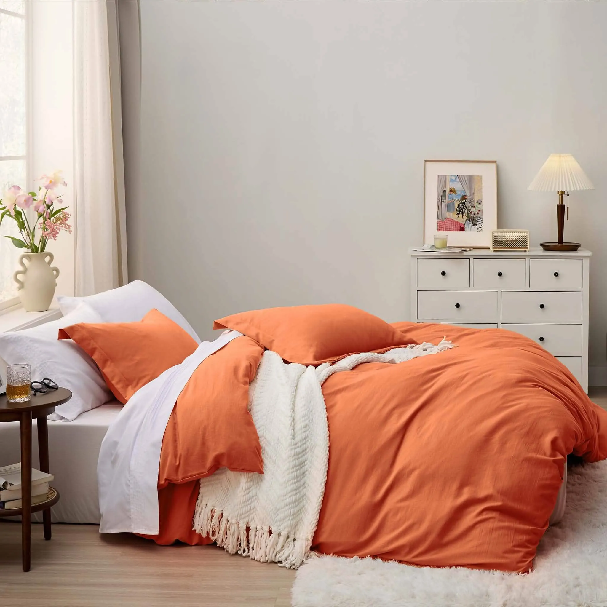 Ultra Soft Hypoallergenic Microfiber Duvet Cover Set