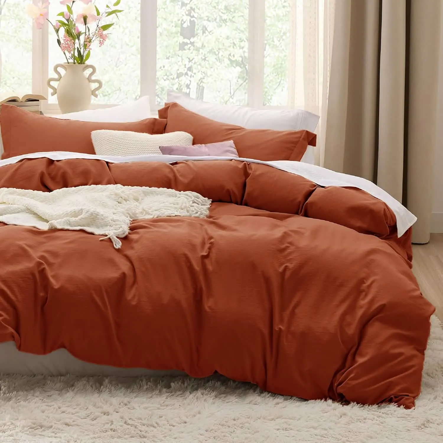 Ultra Soft Hypoallergenic Microfiber Duvet Cover Set