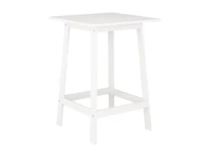 Washed White Outdoor Pub Table